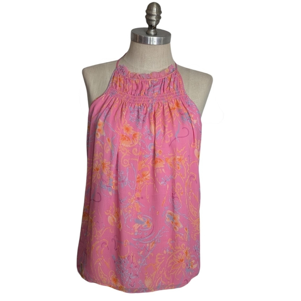 Ramy Brook Harlie Paisley Halter Neck Tank Top - Medium - NWT